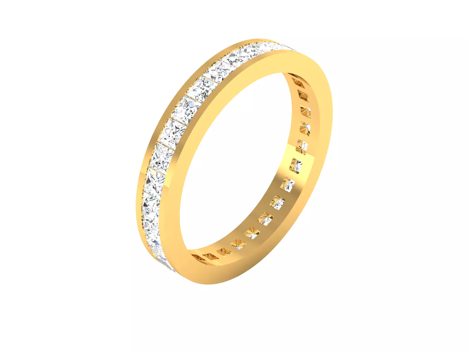 Women Ring Render 3dm STL OBJ FBX Details 3D print model