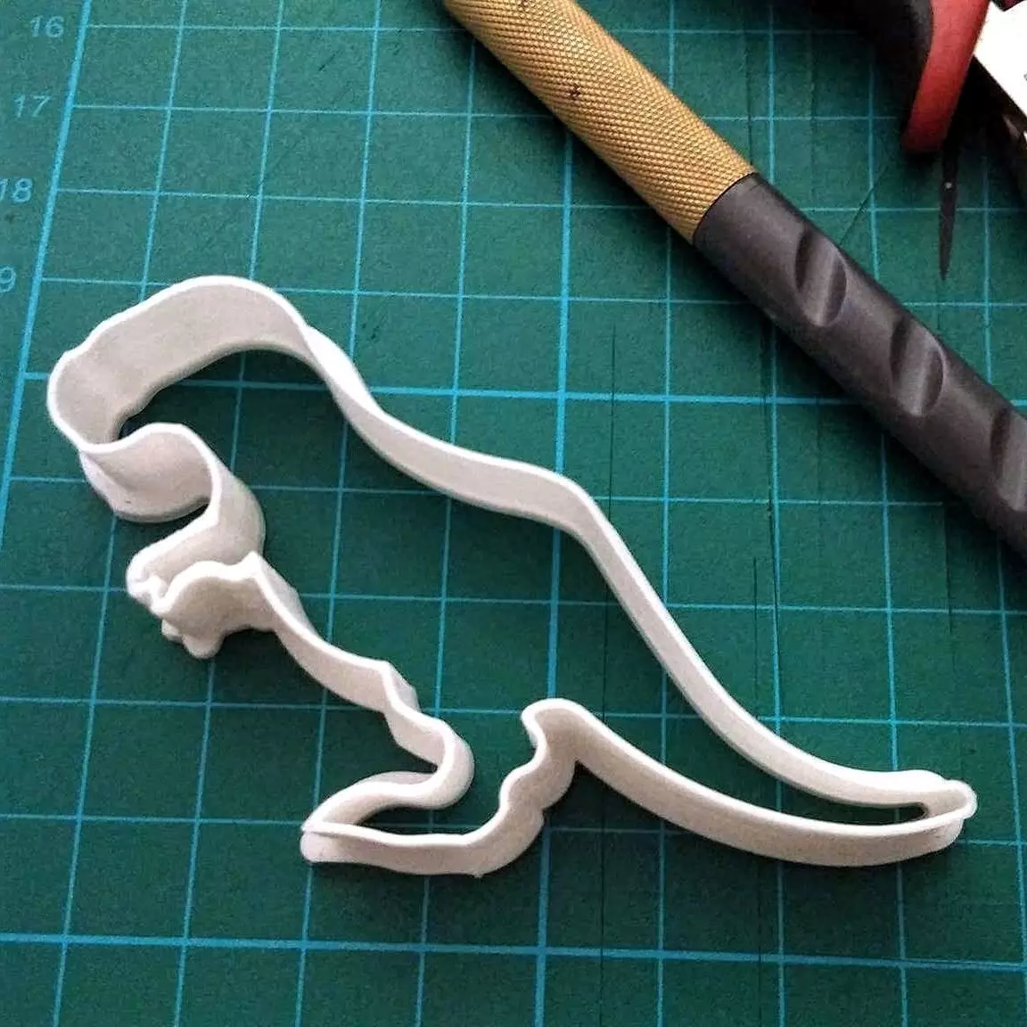 Dino Tyrannosaurus Rex cookie cutter 3D print model