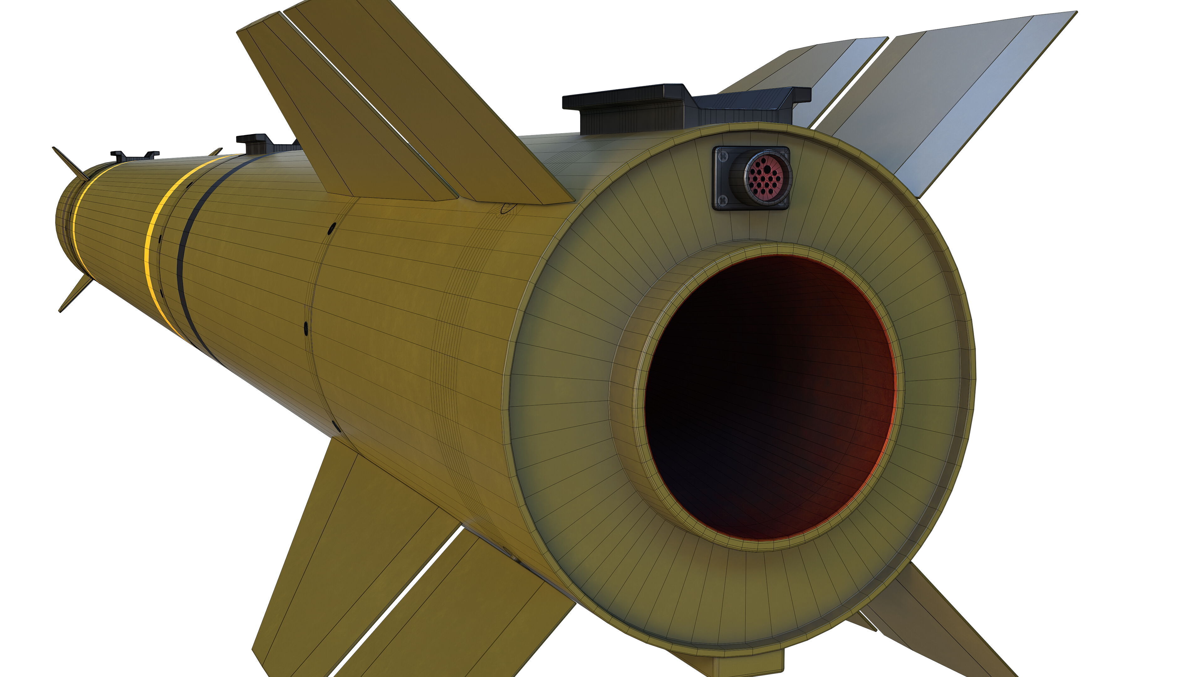 ZT-6 Mokopa Missile Low-poly 3D model_19