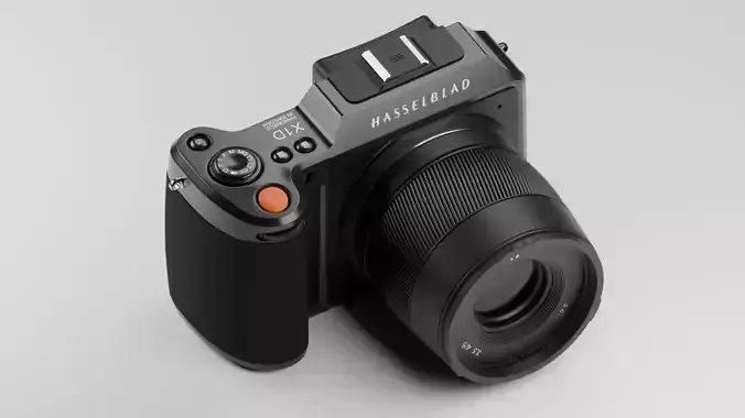 Hasselblad X10D Camera Low-poly 3D model