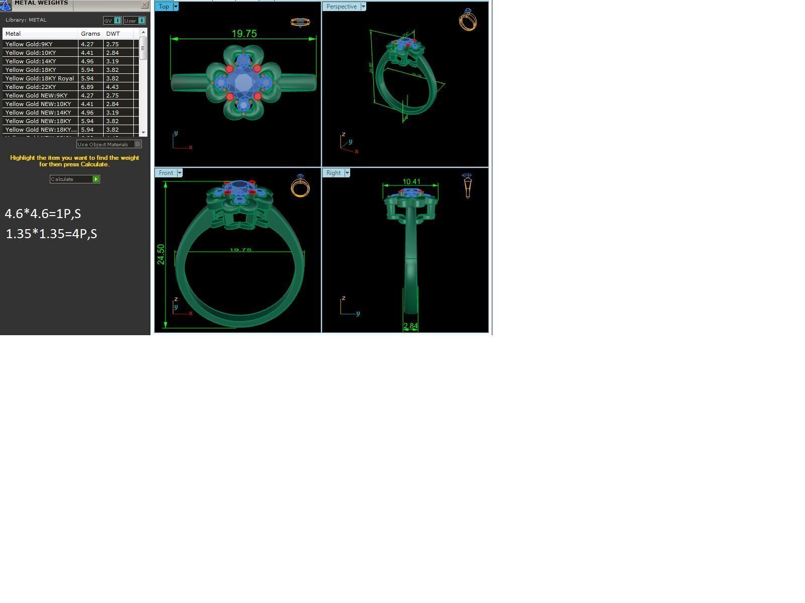 Women Ring Render 3dm STL OBJ FBX Details 3D print model_8