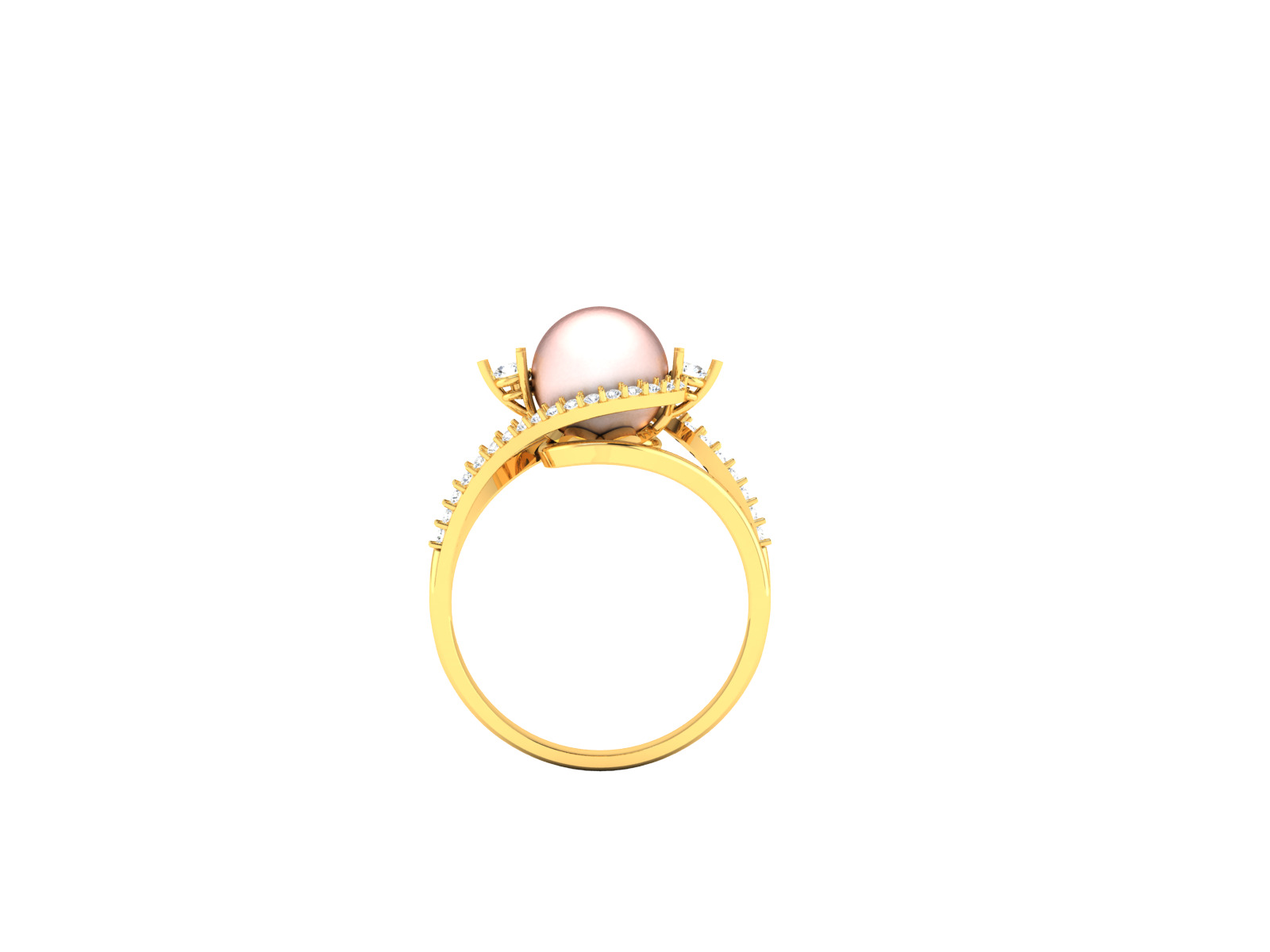 Women Ring Render 3dm STL OBJ FBX Details 3D print model_2