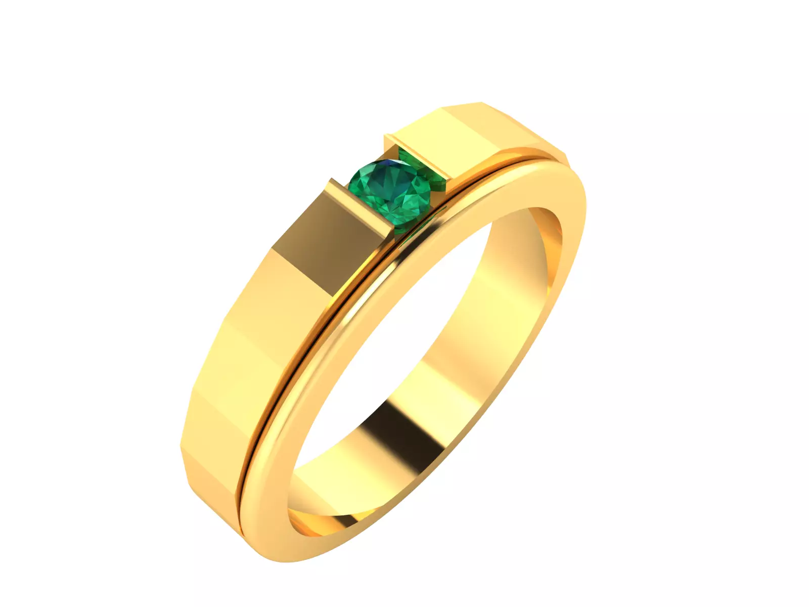 Women Ring  Render 3dm STL OBJ FBX Details 3D print model_0