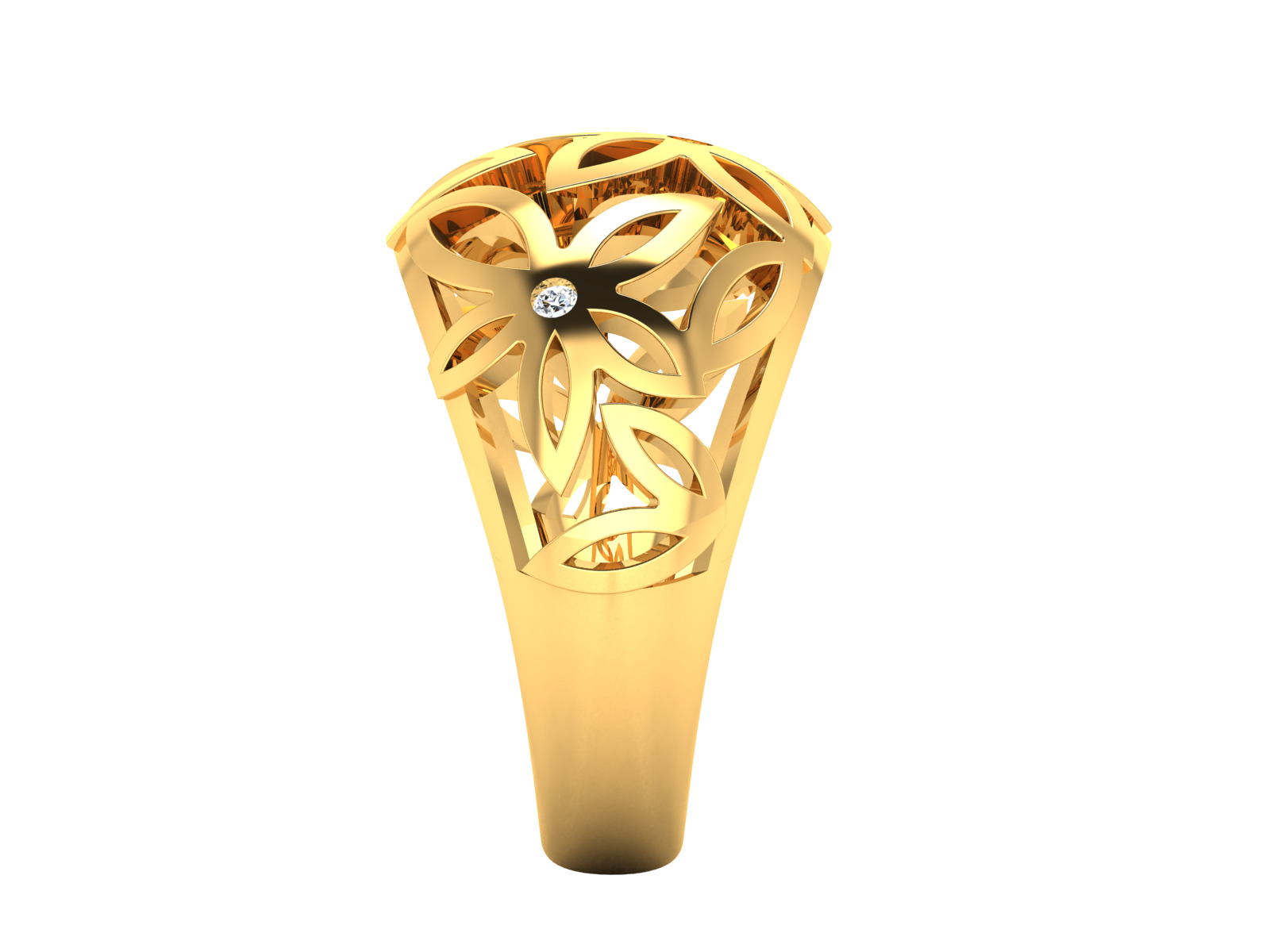 Women Ring Render 3dm STL OBJ FBX Details 3D print model_5
