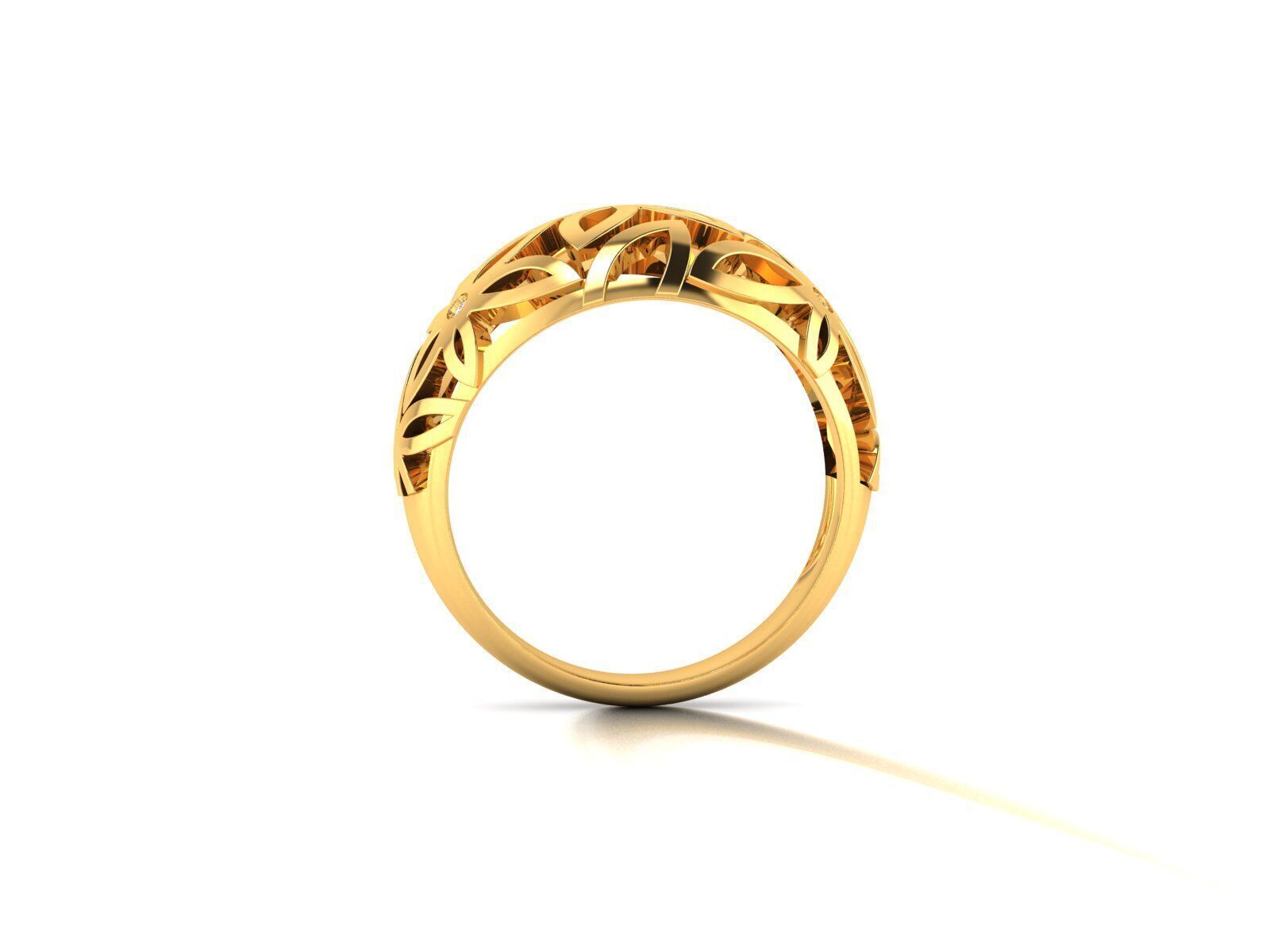 Women Ring Render 3dm STL OBJ FBX Details 3D print model_12