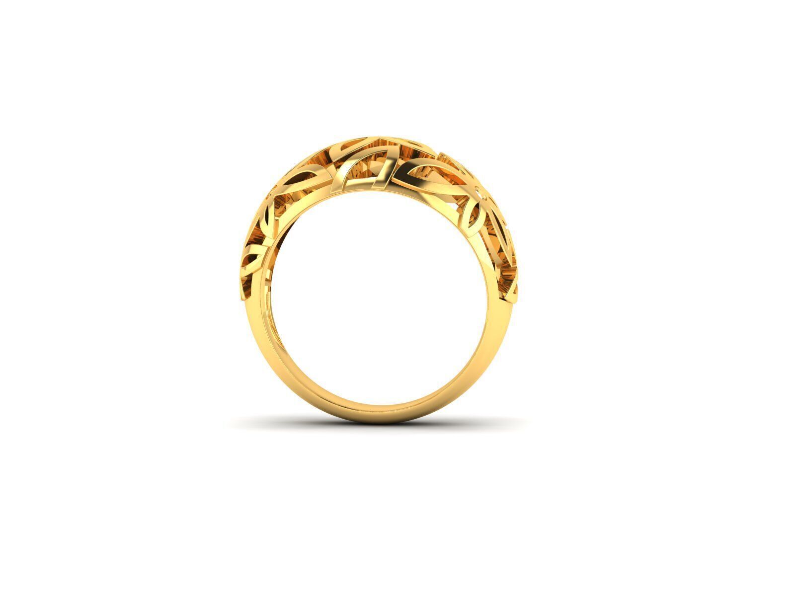 Women Ring Render 3dm STL OBJ FBX Details 3D print model_8