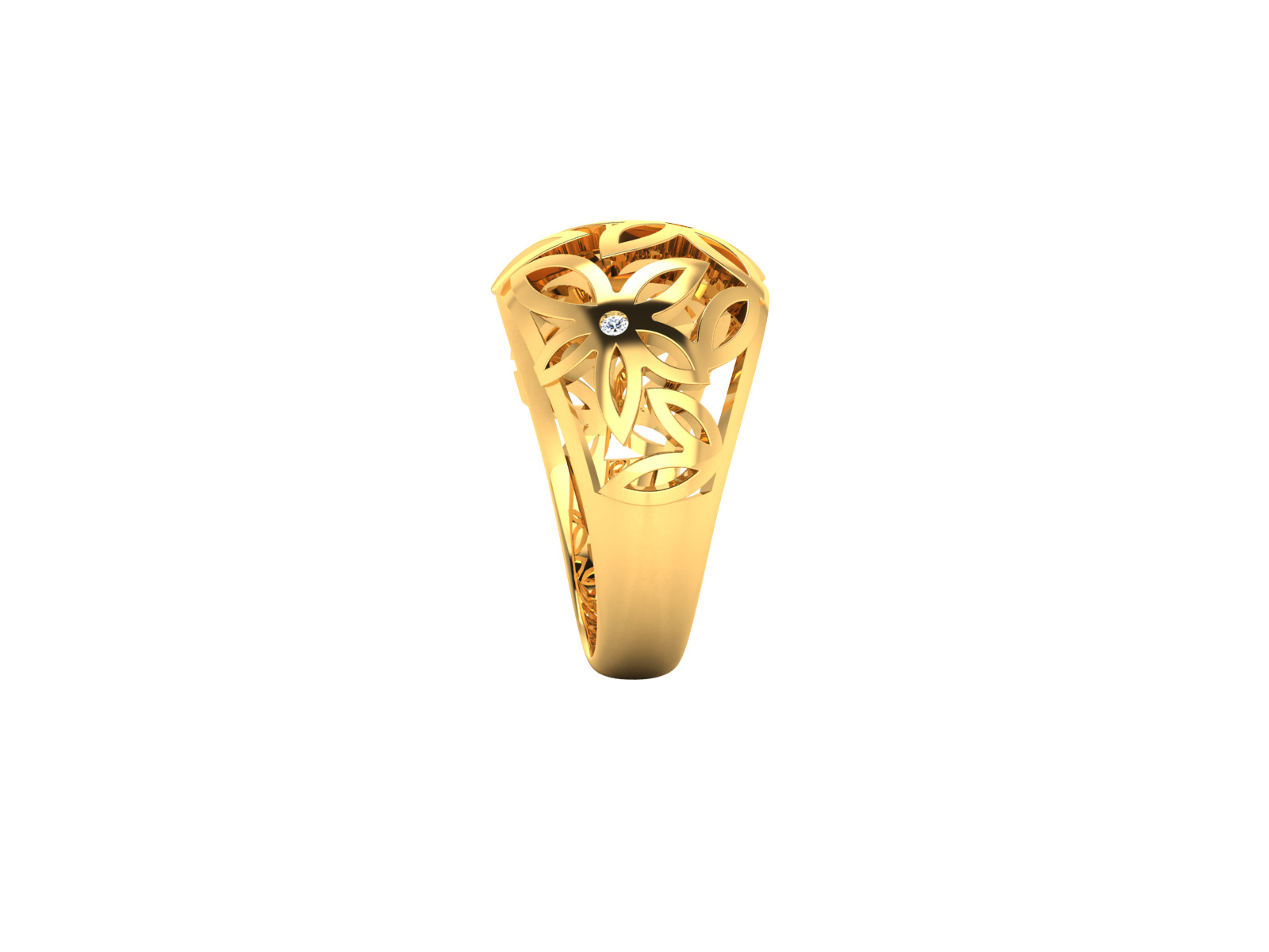 Women Ring Render 3dm STL OBJ FBX Details 3D print model_15