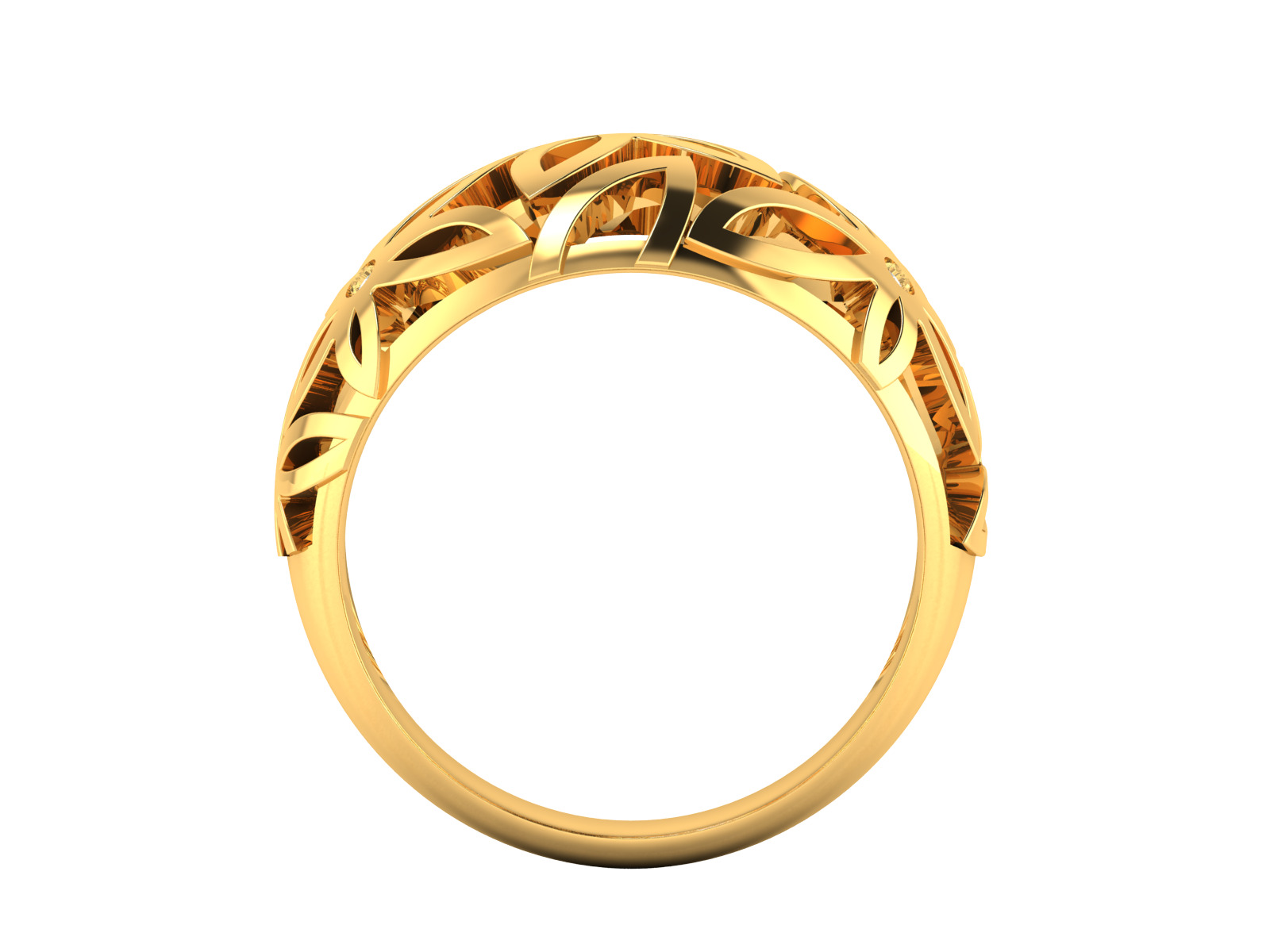 Women Ring Render 3dm STL OBJ FBX Details 3D print model_3