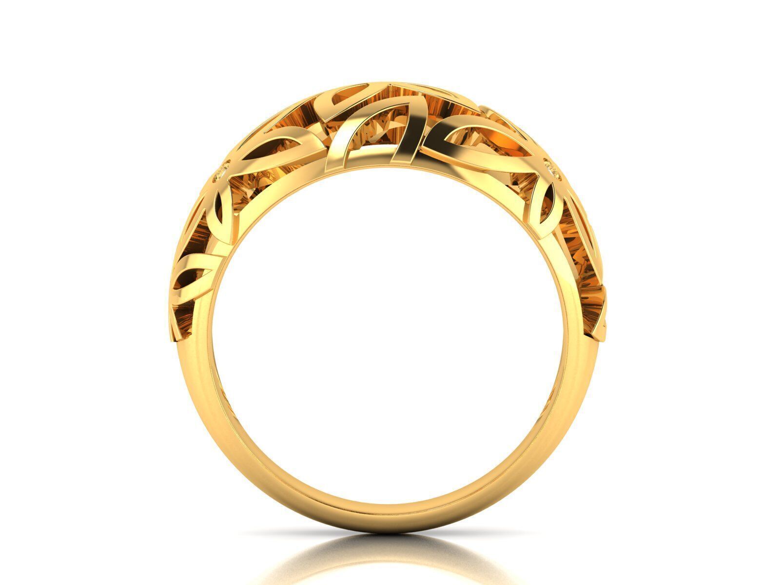 Women Ring Render 3dm STL OBJ FBX Details 3D print model_2