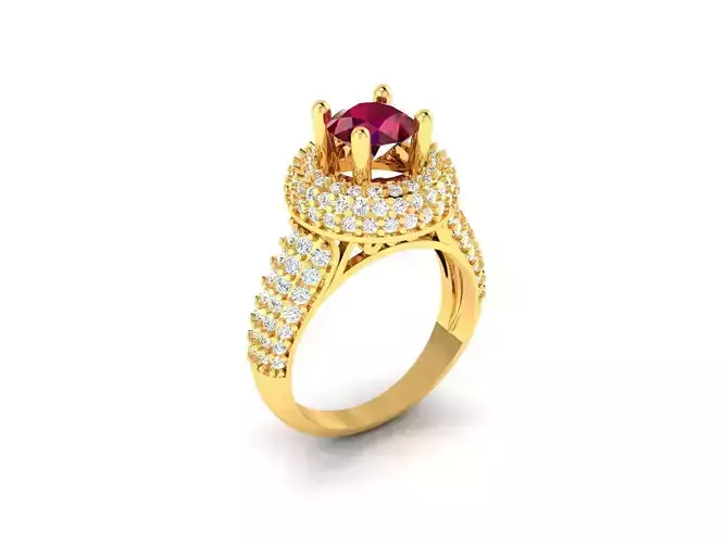 Women Ring  Render 3dm STL OBJ FBX Details