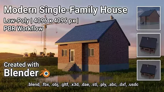 Modern single-family house version 4 L