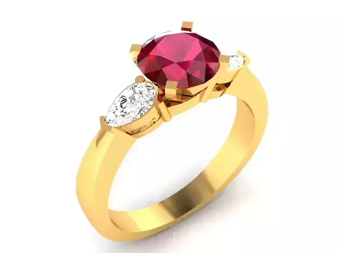 Women Ring  Render 3dm STL OBJ FBX Details