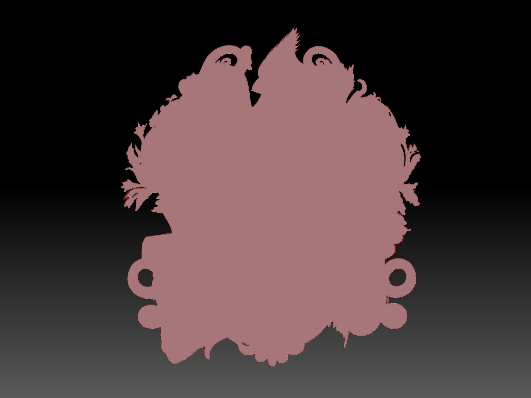 Red Cardinal 3D print model_2