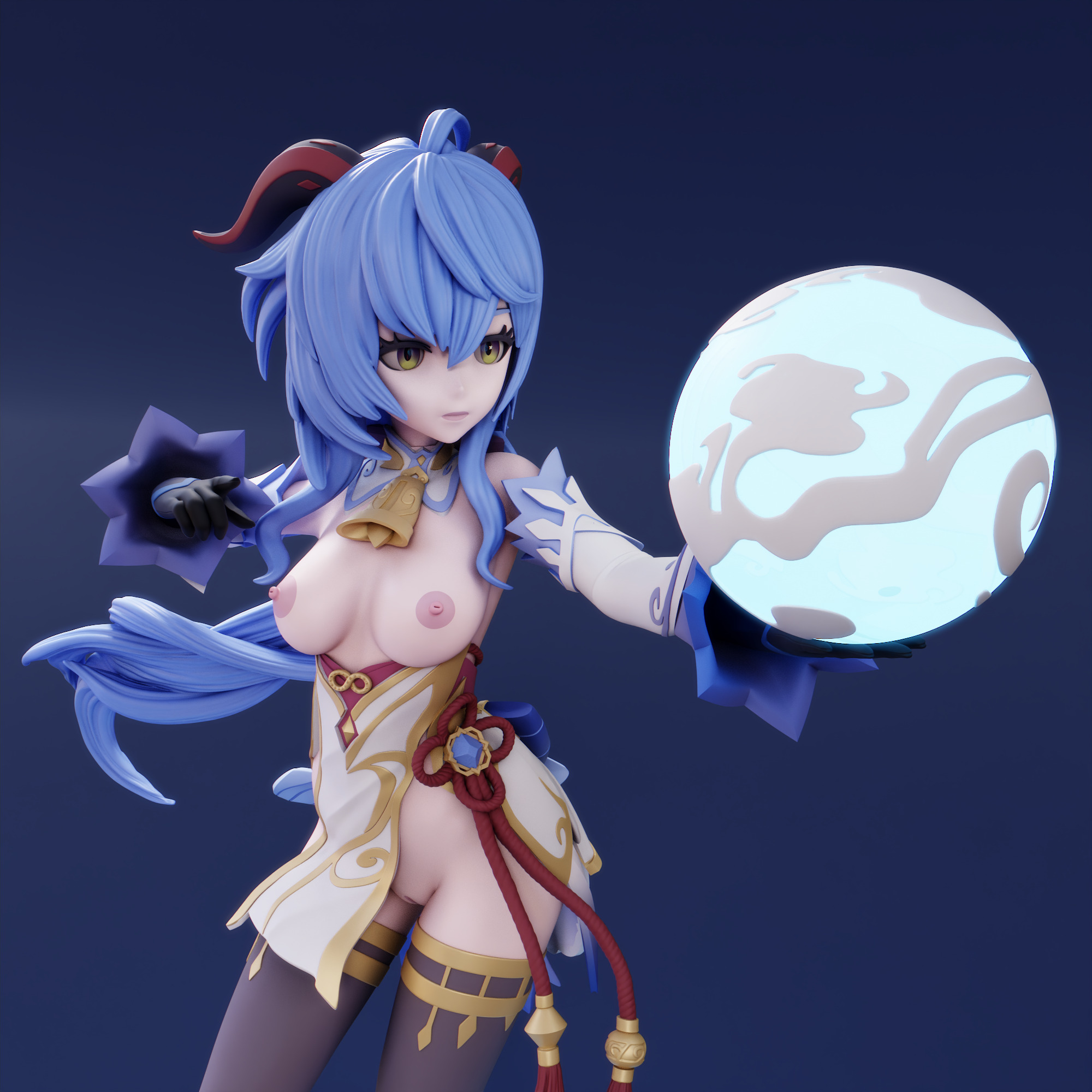 Ganyu from Genshin Impact 3D print model_5