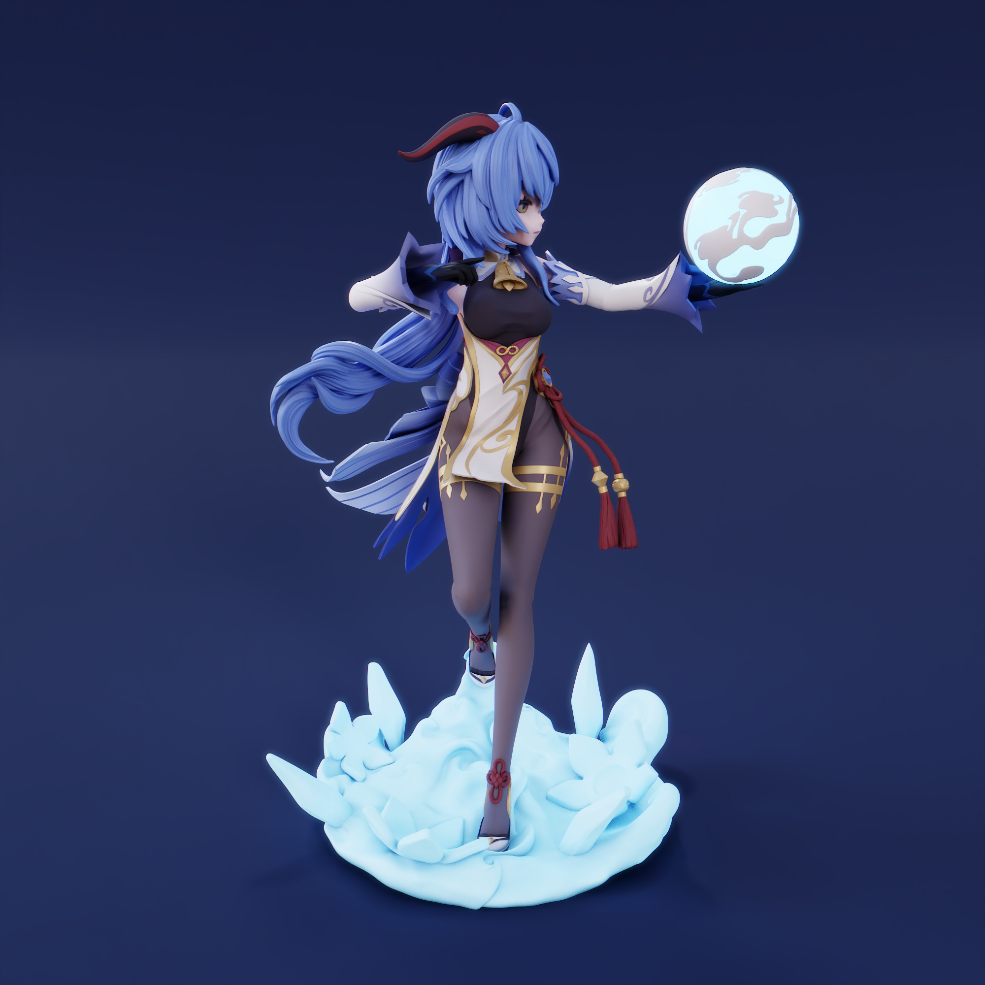 Ganyu from Genshin Impact 3D print model_4