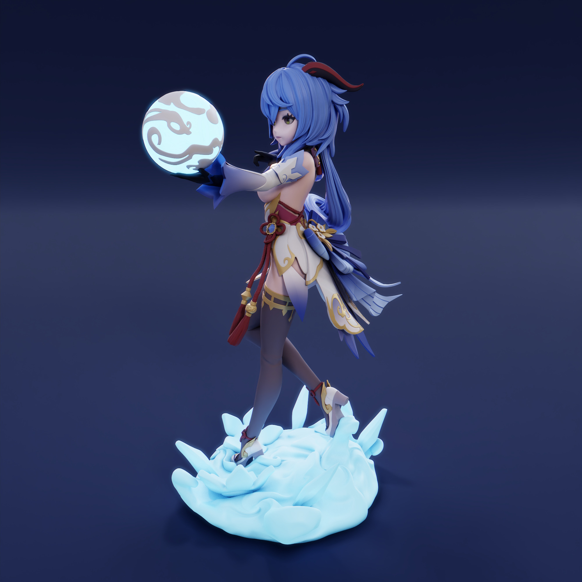 Ganyu from Genshin Impact 3D print model_8