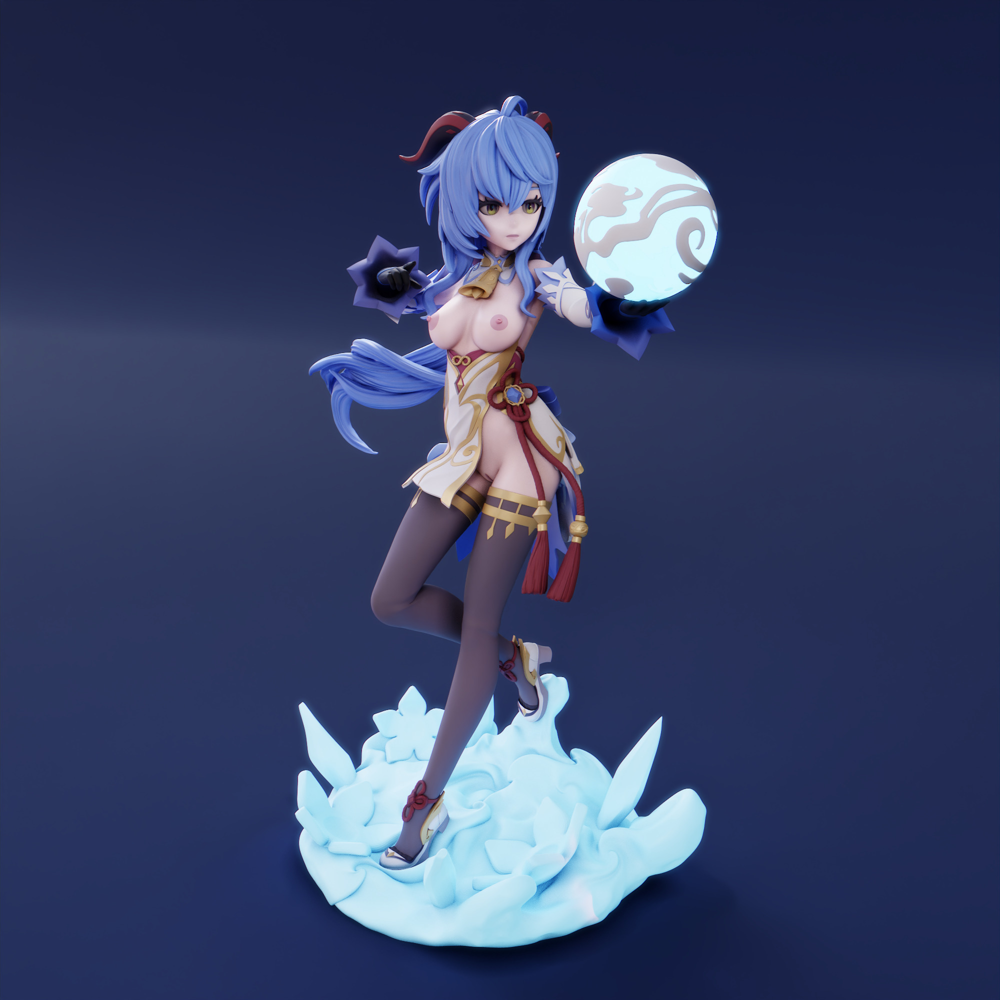 Ganyu from Genshin Impact 3D print model_6