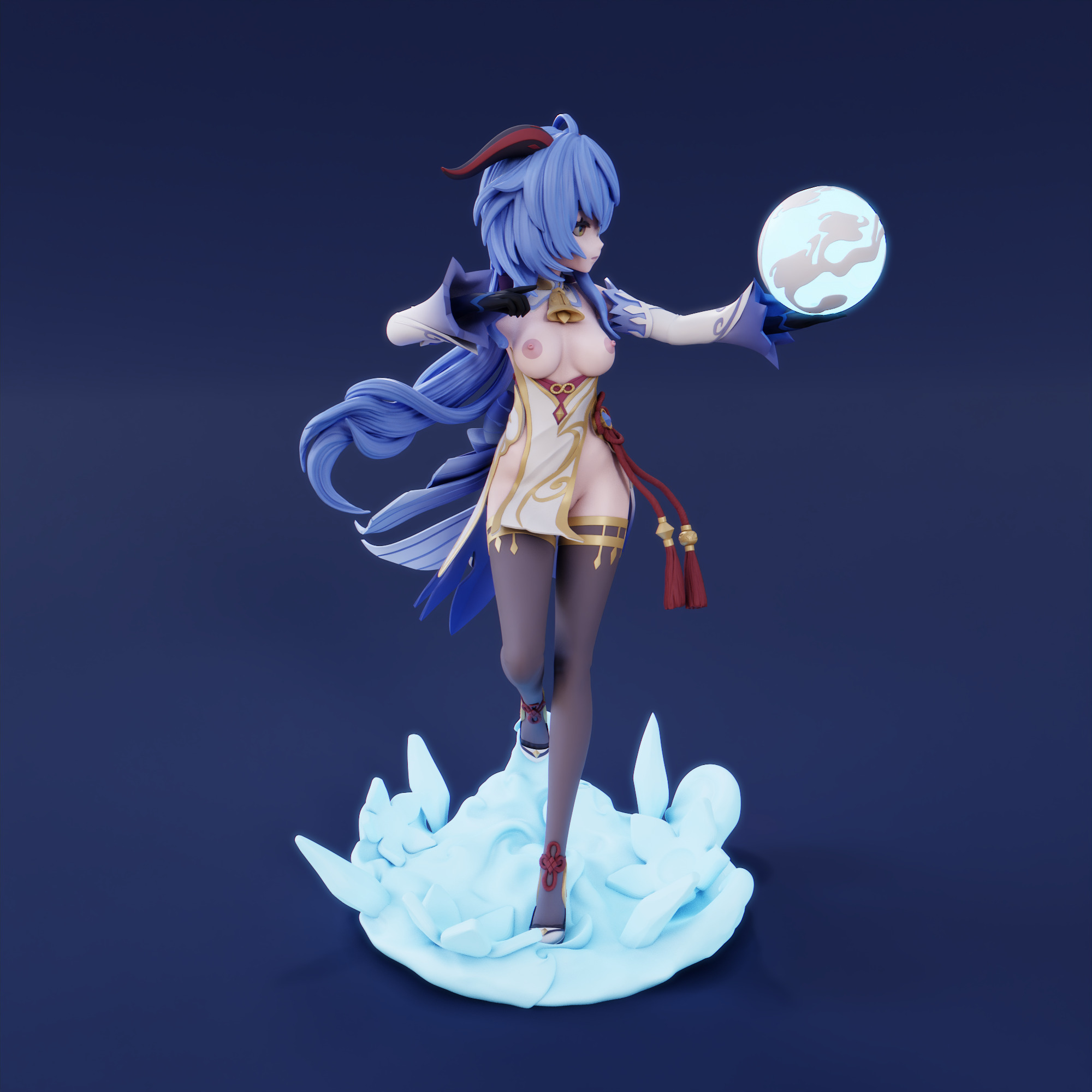 Ganyu from Genshin Impact 3D print model_9