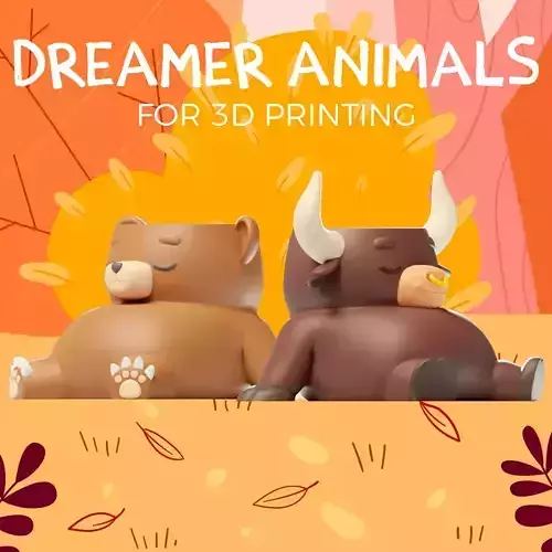 Dreamer Animals - Plant Pots