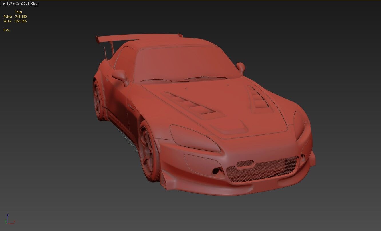 Honda S2000 Spoon Sports 3D model_10