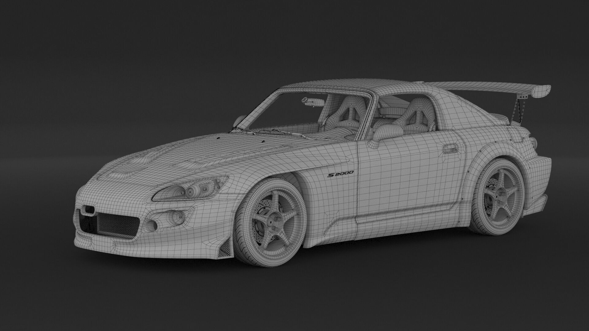 Honda S2000 Spoon Sports 3D model_7