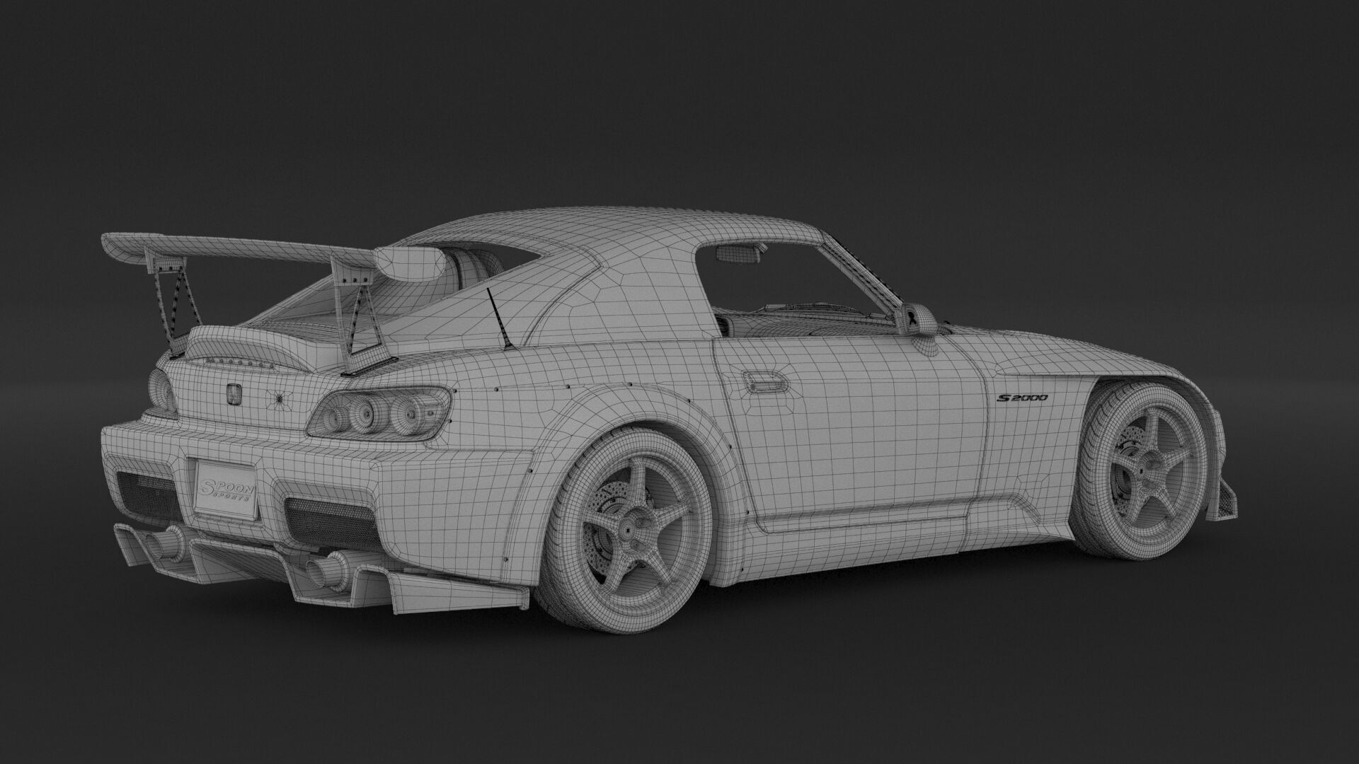 Honda S2000 Spoon Sports 3D model_8