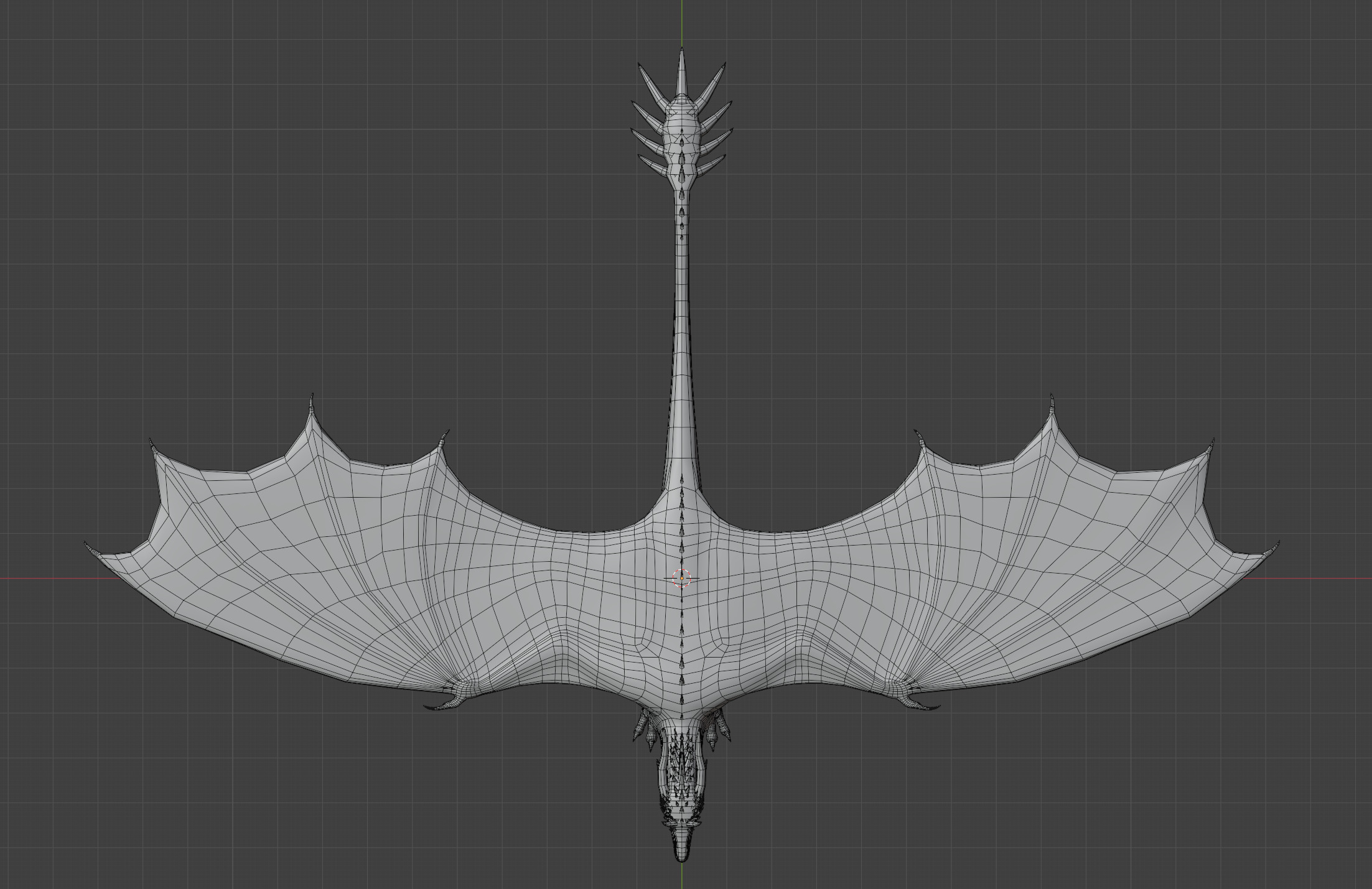 Dragon rigged and game ready Low-poly 3D model_3