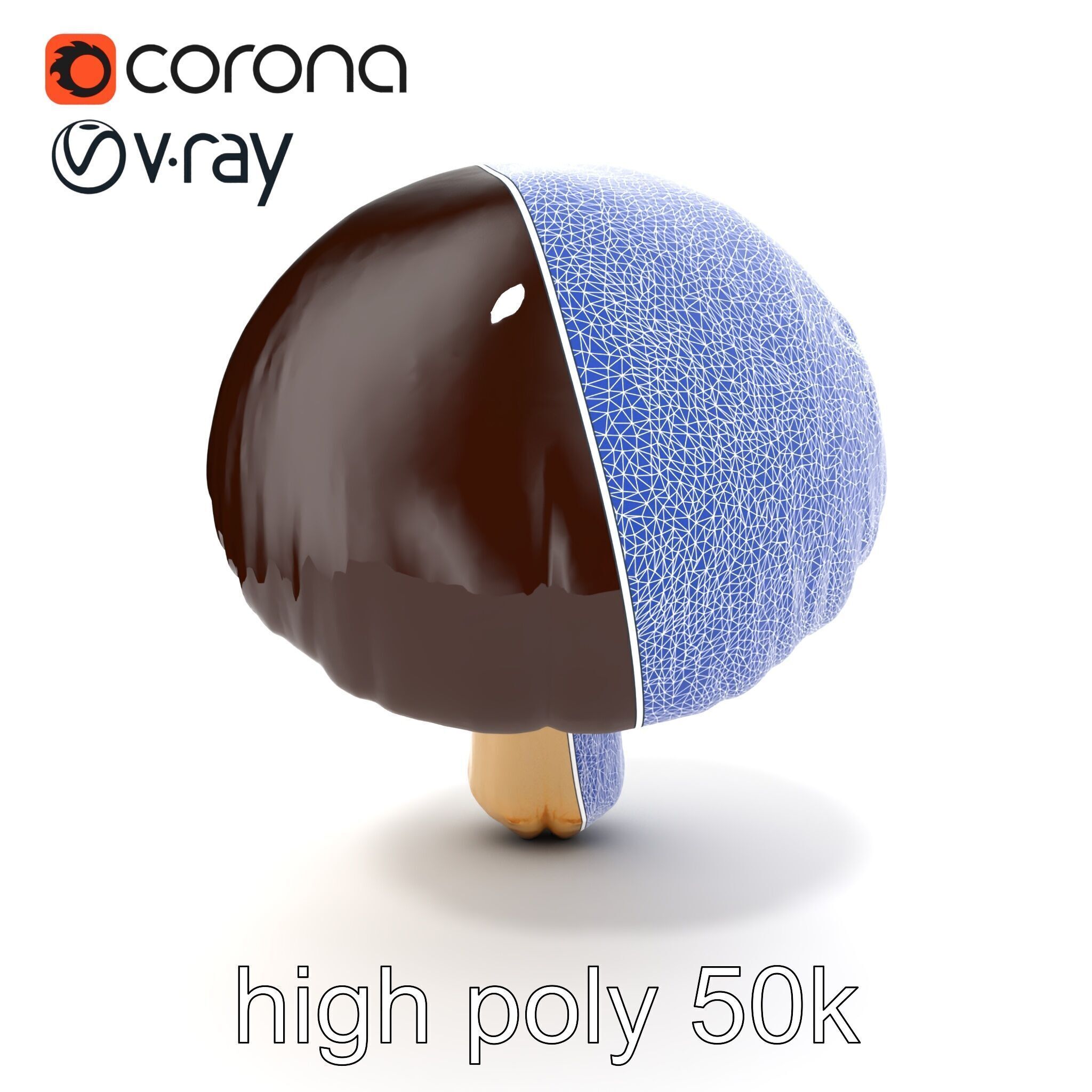 Realistic Suillus Mushroom Model Pack Low-poly 3D model_29