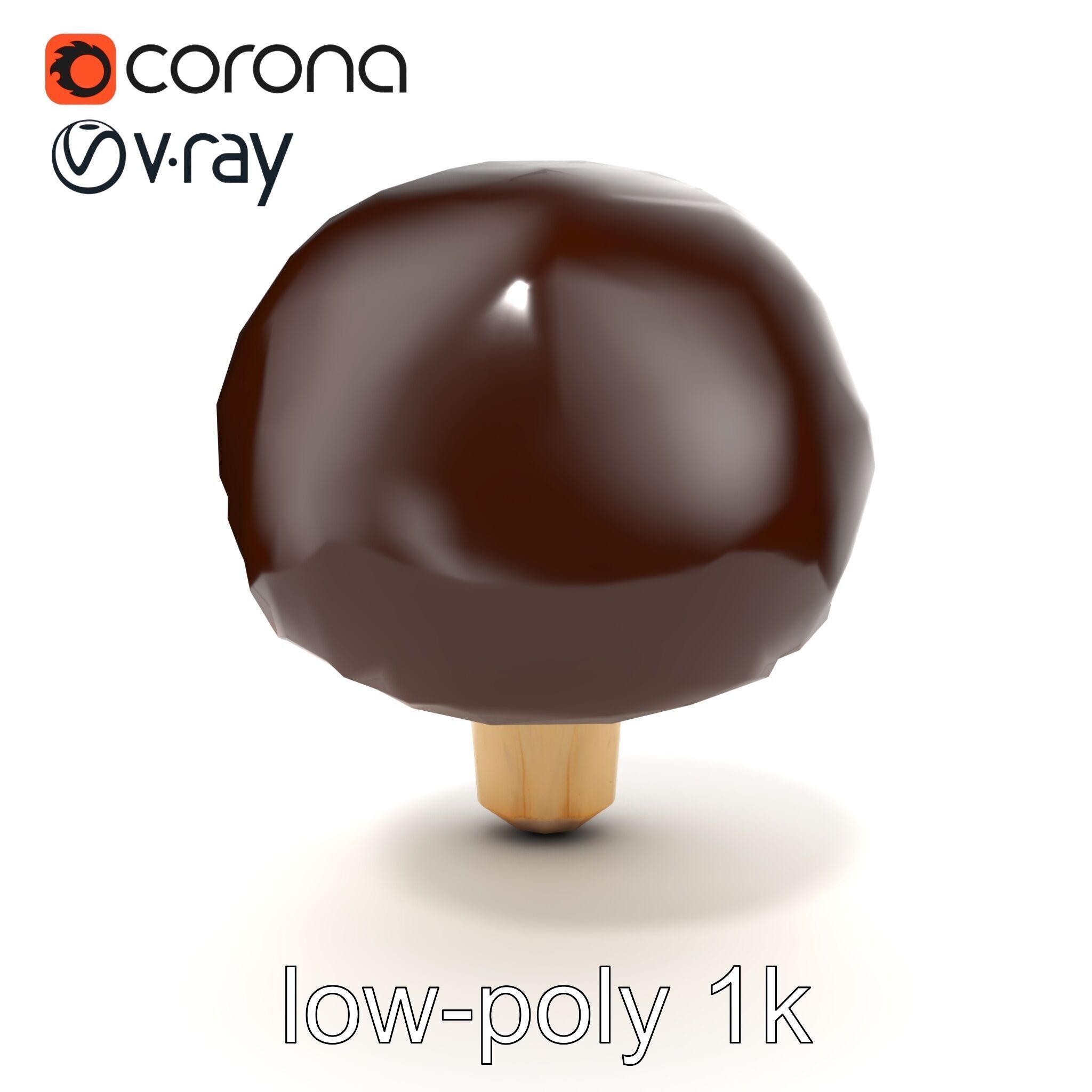 Realistic Suillus Mushroom Model Pack Low-poly 3D model_27