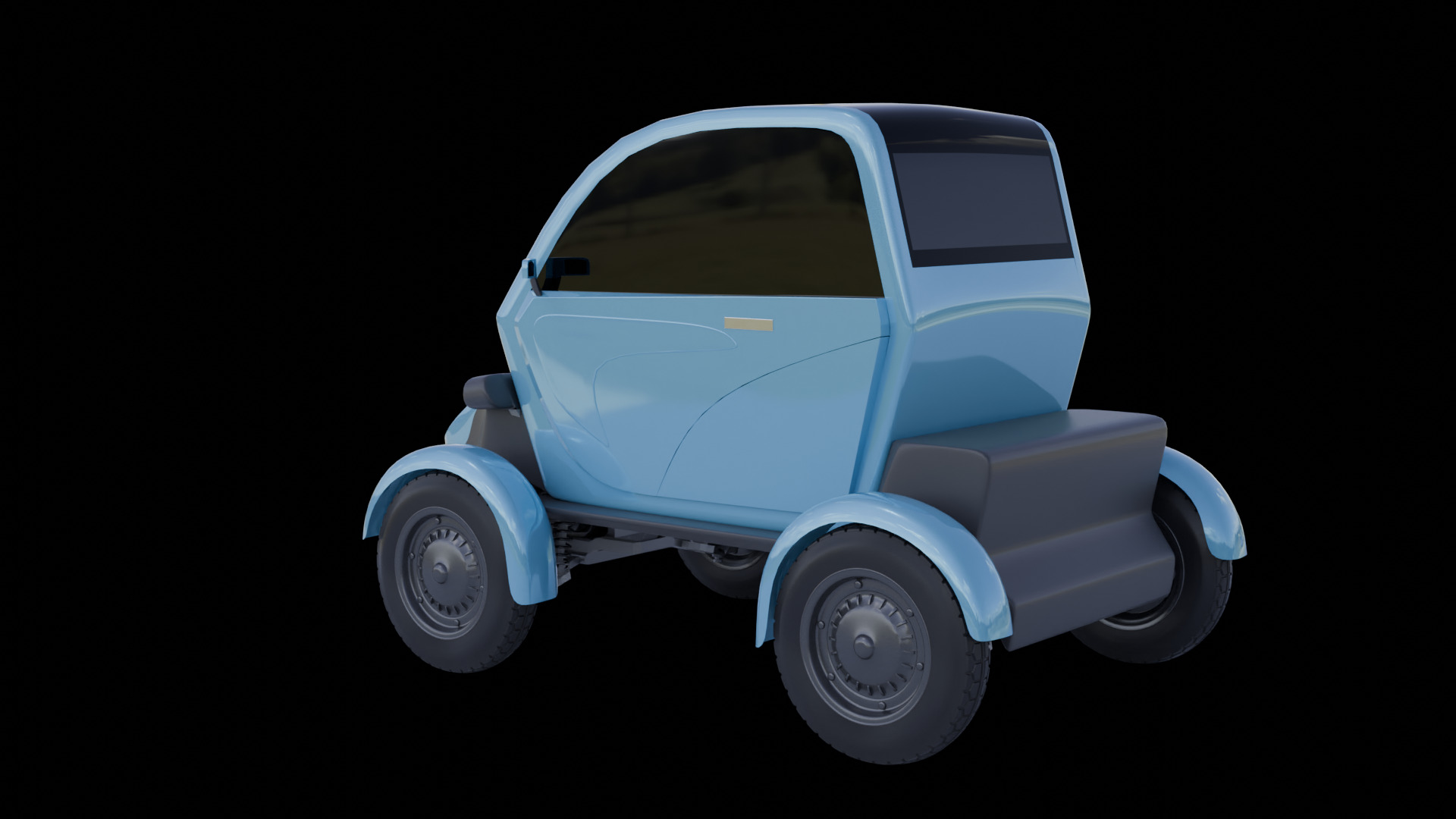 mini car 3D model_6