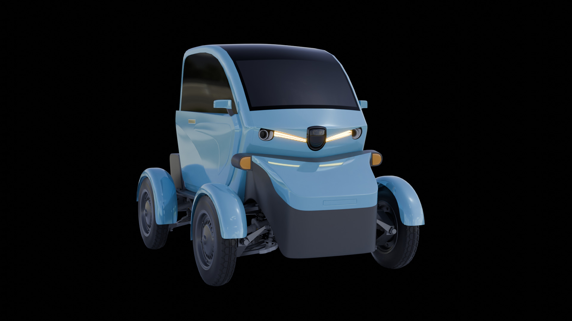 mini car 3D model_8
