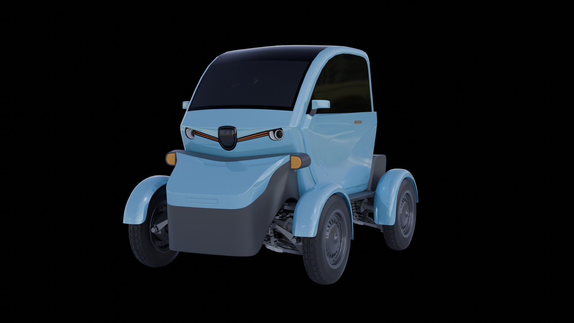 mini car 3D model_9