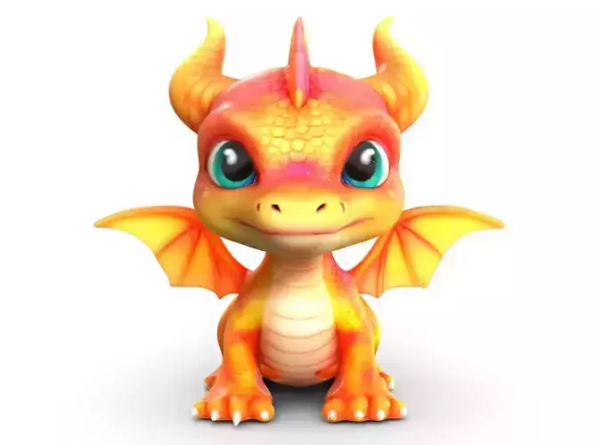 Adorable Baby Dragon 1