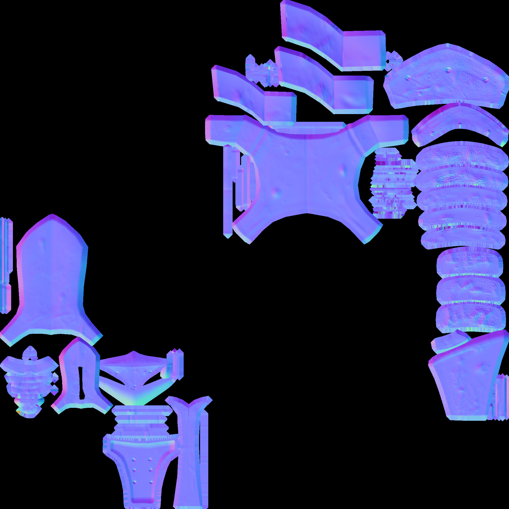 Uruk hai Low-poly 3D model_7