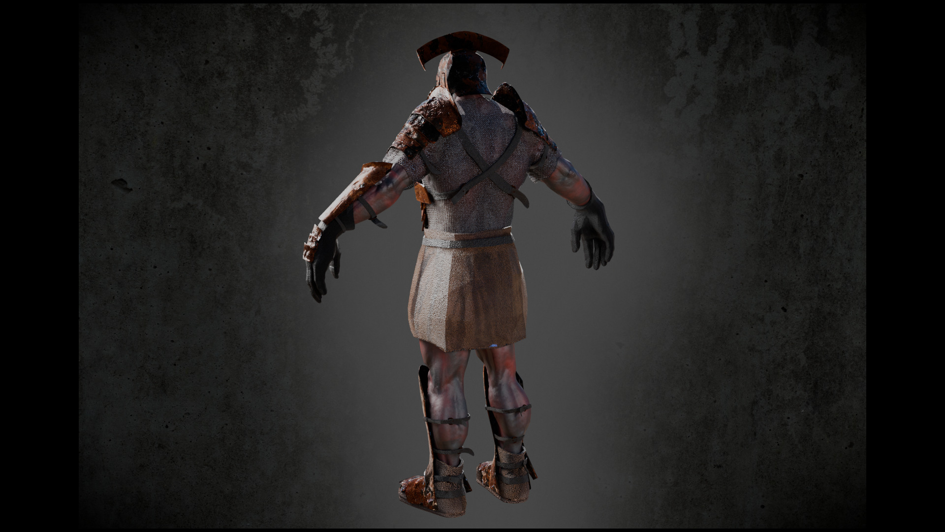 Uruk hai Low-poly 3D model_6