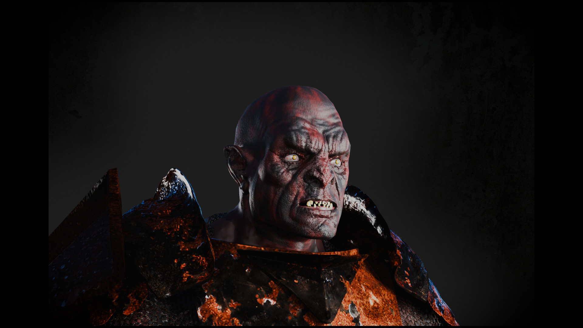 Uruk hai Low-poly 3D model_2