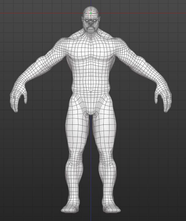 Uruk hai Low-poly 3D model_11