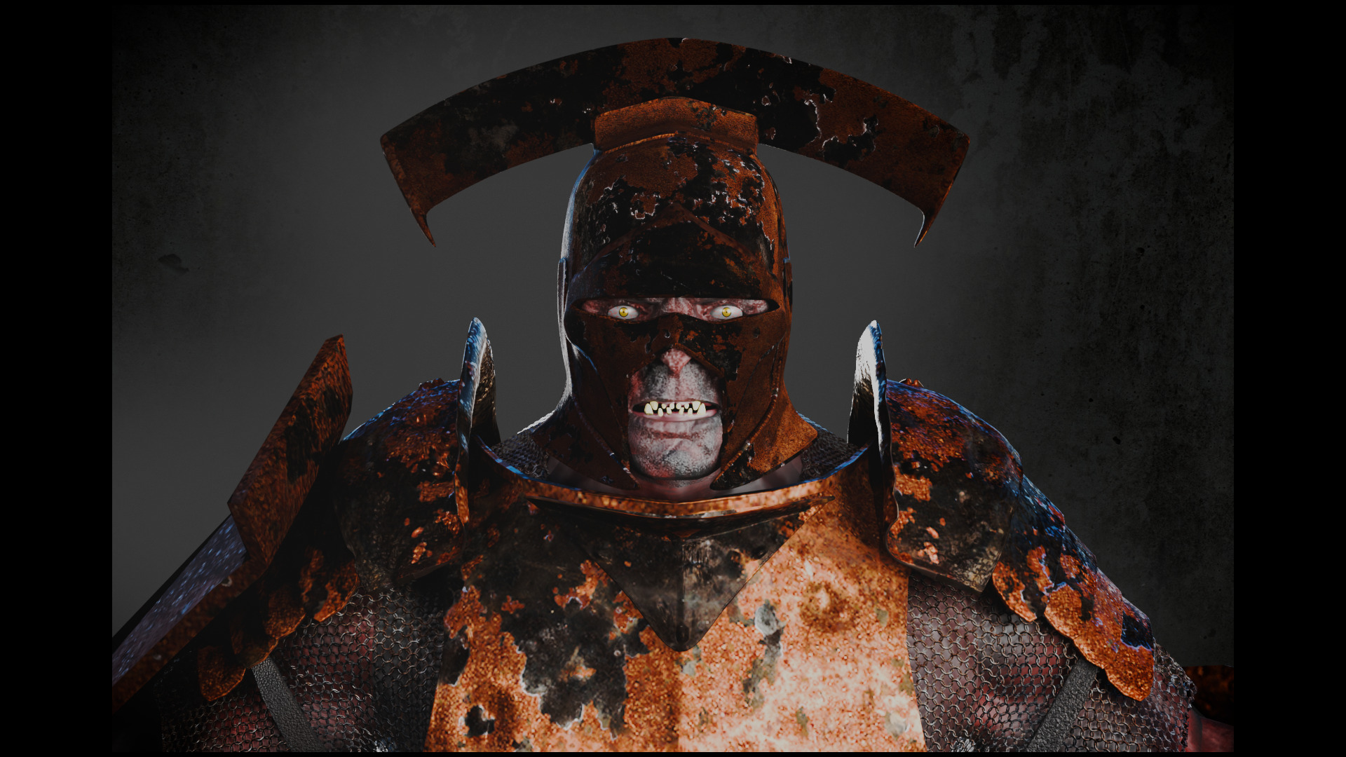 Uruk hai Low-poly 3D model_1