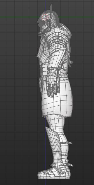 Uruk hai Low-poly 3D model_14