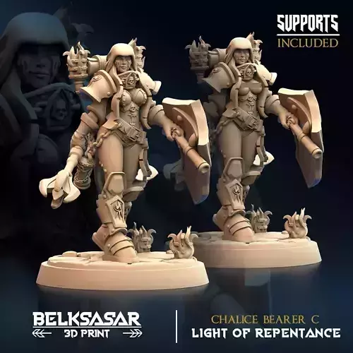 Chalice Bearer C Nude and Normal