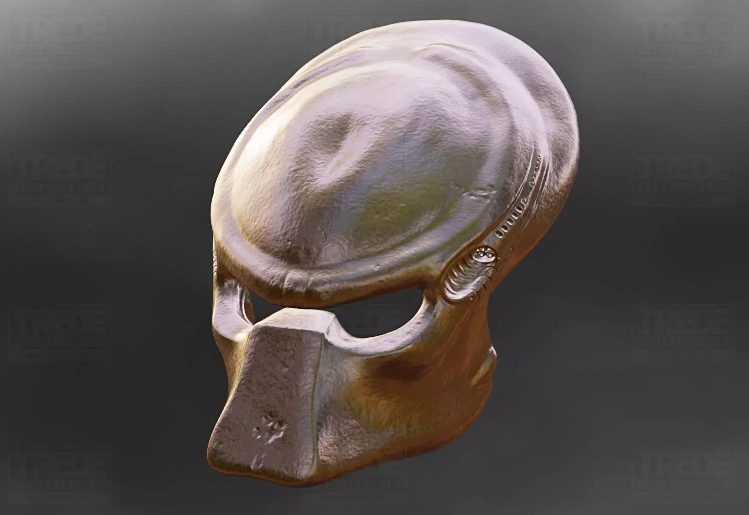 Screen accurate PREDATOR 2 mask 3D print model_0