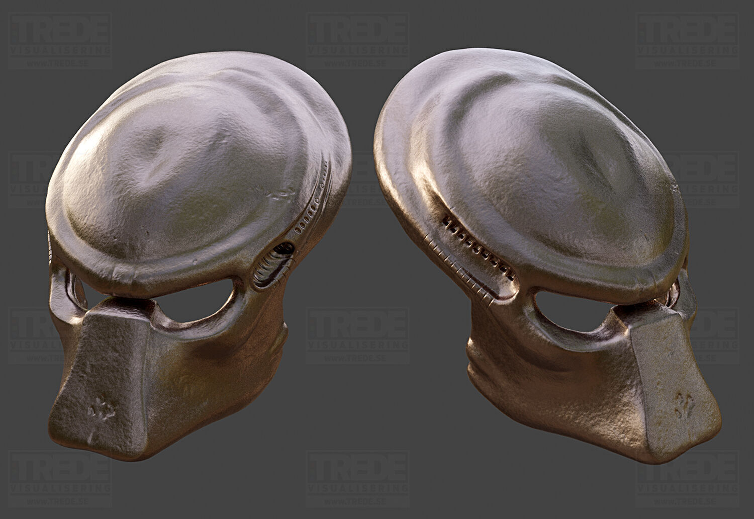 Screen accurate PREDATOR 2 mask 3D print model_5