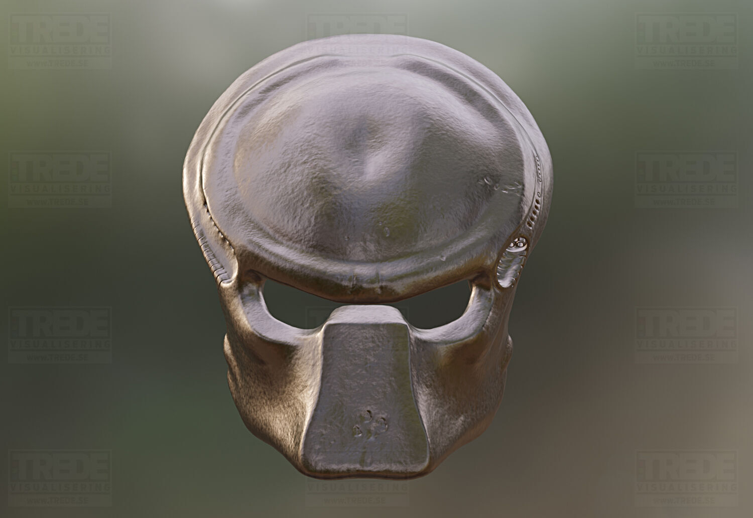 Screen accurate PREDATOR 2 mask 3D print model_2