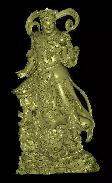 tu dai thien vuong 3d model BUDDHA 3D print model