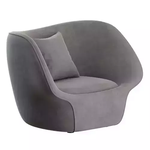 Splash Lounge Armchair by Natuzzi