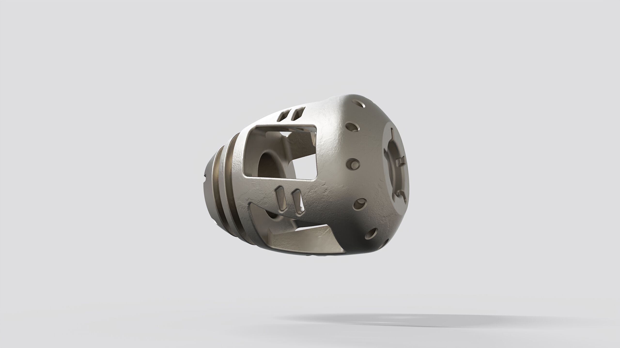 muzzle brake SGT front  3D model_10