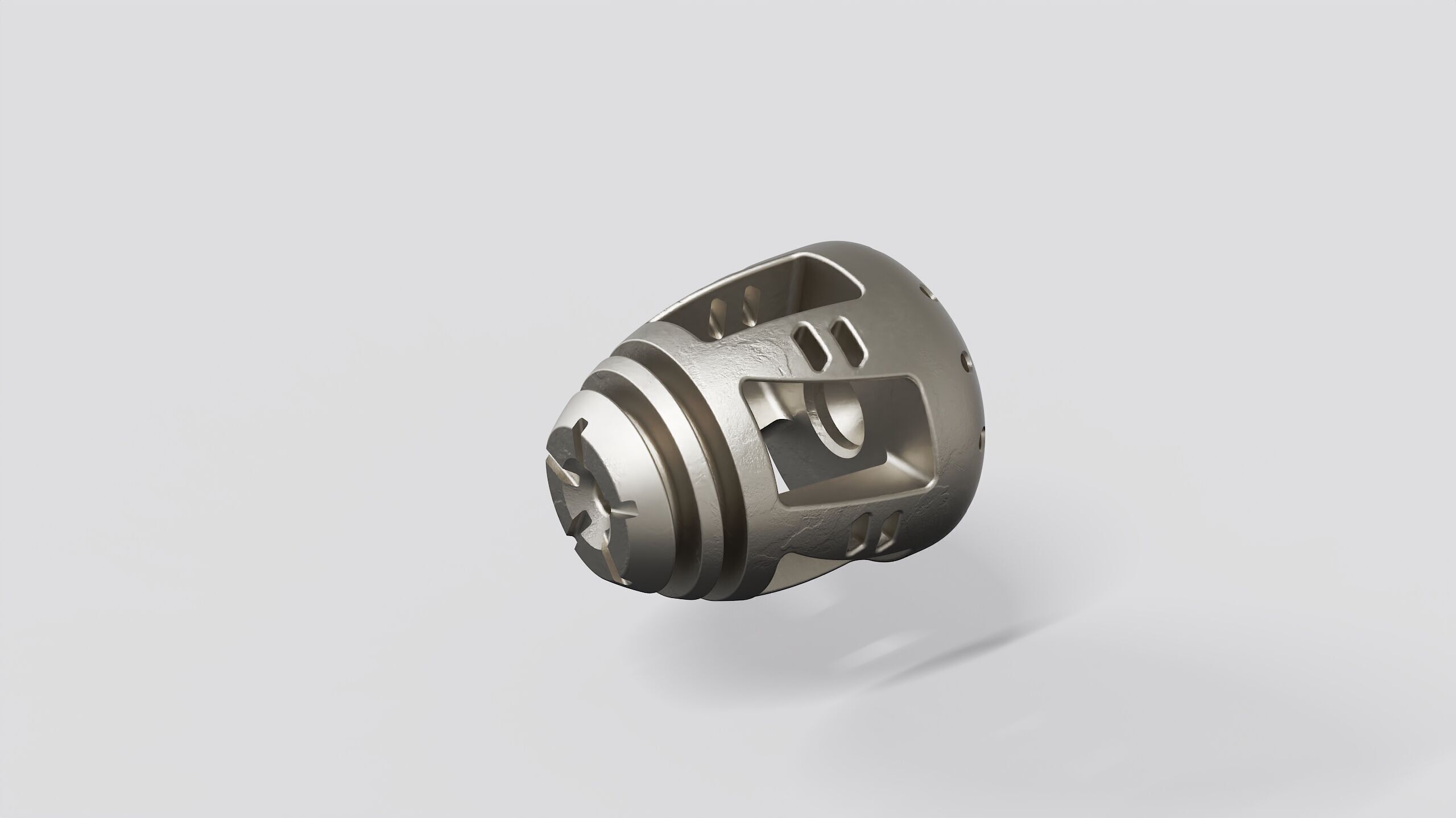 muzzle brake SGT front  3D model_7