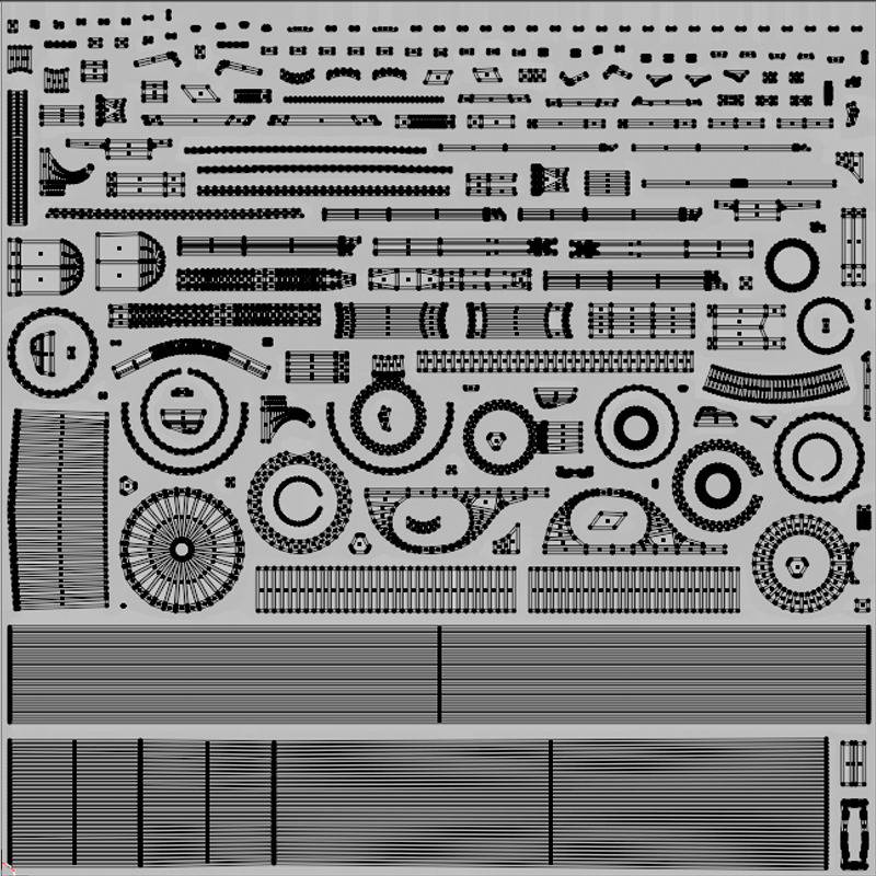 Benelli M4 Low-poly 3D model_25