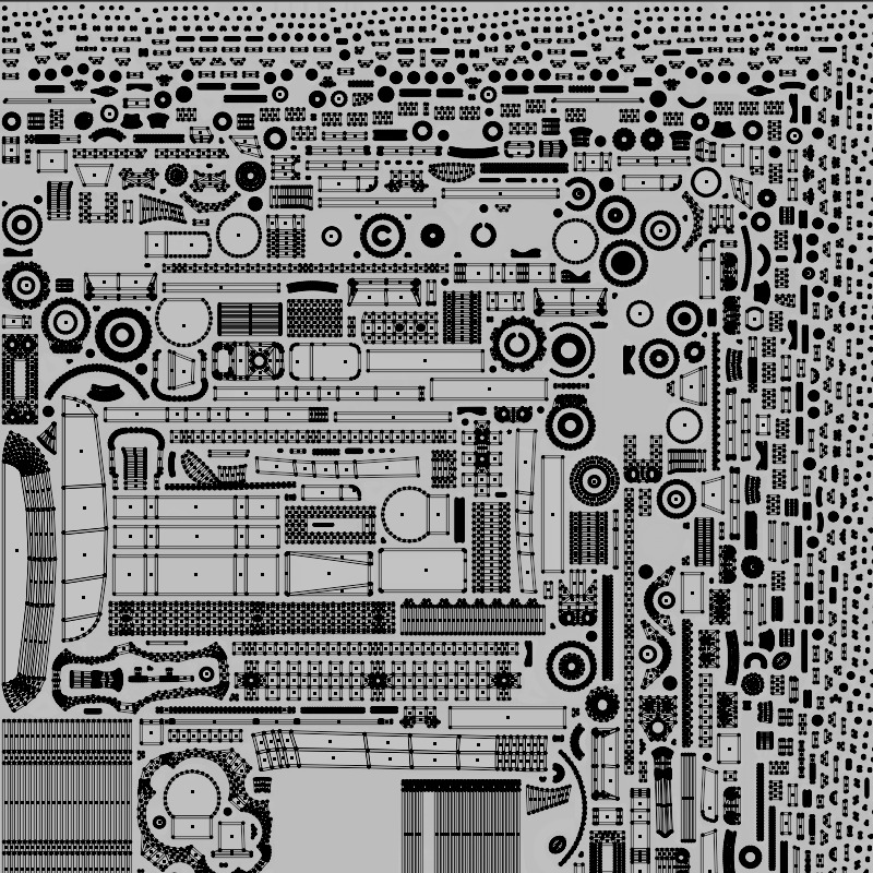 Benelli M4 Low-poly 3D model_24