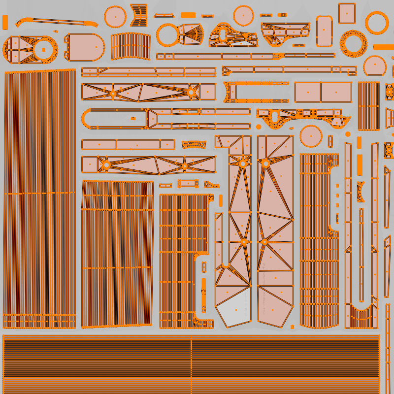 Benelli M4 Low-poly 3D model_22